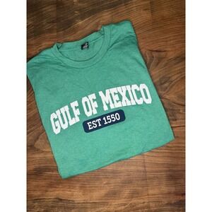 Gulf Of Mexico Green‎ Tee Shirt XL